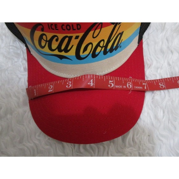 American Needle Vintage lk NWT COCA-COLA Mesh Trucker adjustable Hat Cap Snapack - Picture 10 of 15